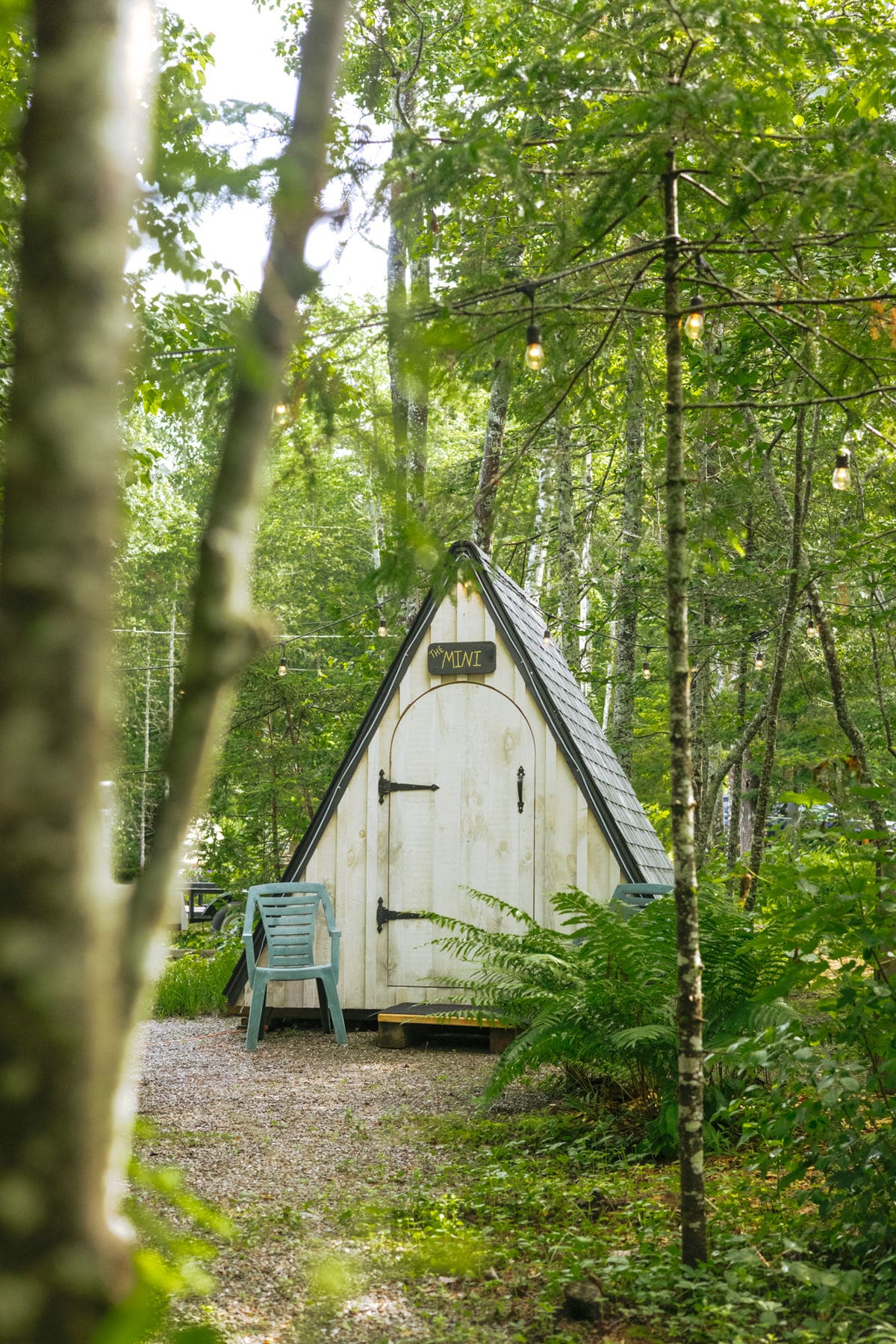 unique a frame cabin rental in maine