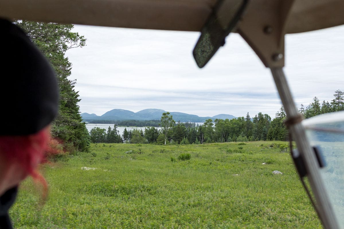 cranberry isles in maine camping spot 