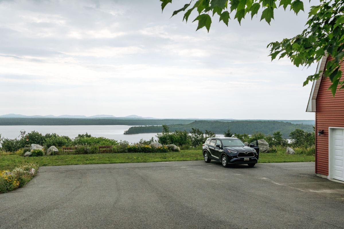 rv camping spot in maine