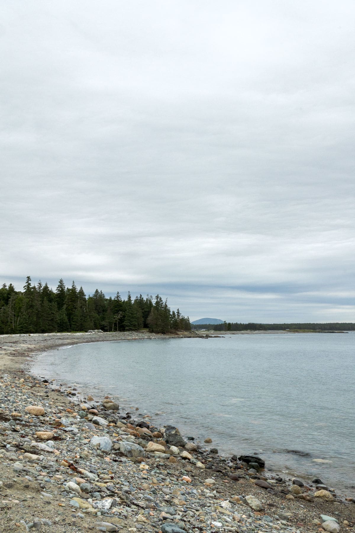beach front camping in remote island in maine - solo female traveler