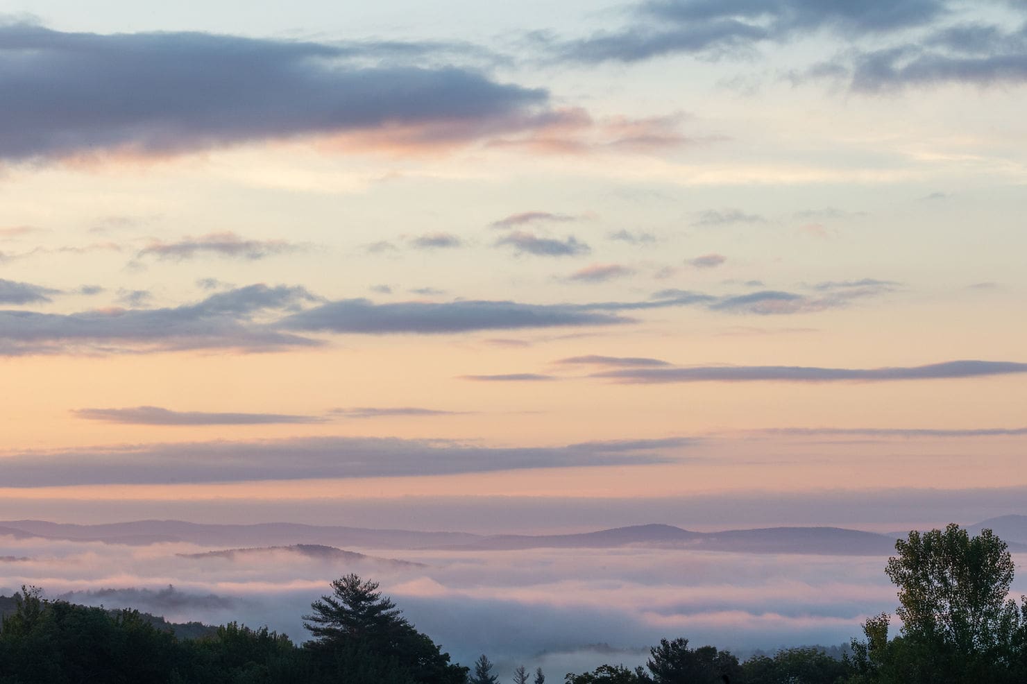 hawaii like sunrise in vermont