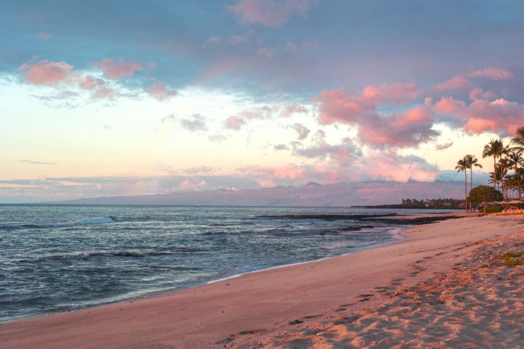 Sunset at Four Seaons Hawaii’s Big Island