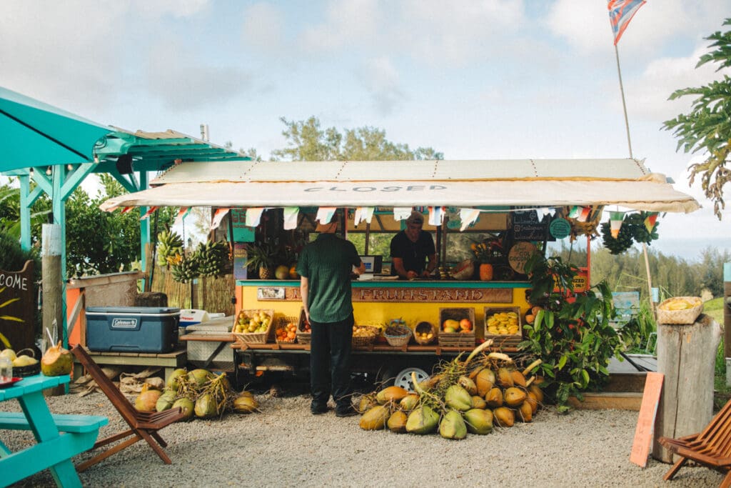 local fruit stand on Hawaii’s Big Island - travel guide